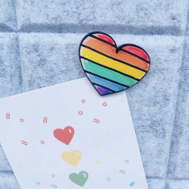 1 rainbow love ins cute shape pushpin felt cork board creative wall scene decoration nail