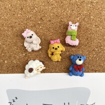 5 alpaca rabbit animal cartoon creative pushpin kindergarten photo wall decoration color photo wall felt