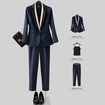 2021 new suit suit women autumn and winter temperament work clothes professional dress goddess fan high end suit jacket