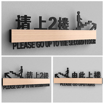 Please go to the second floor signs beauty salons and go upstairs. Creative signs on the walls carefully slide the signs