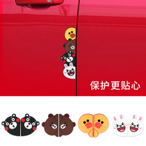 Wuling Hongguang MINI EV door anti-collision strip special cartoon door side mirror car anti-scratch anti-scratch anti-scratch strip