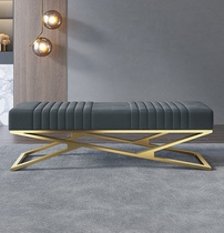 Light Extravaganza Shoes stool Home doorway Shoes Stool Net Red Bed Tail Bench Sofa Stool Modern Minimalist Cloakroom Strip Bench