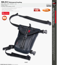 Japan K-Brand SA 211 motorcycle riding convenient leg bag motorcycle motorcycle travel equipment bag racing waterproof zipper bag