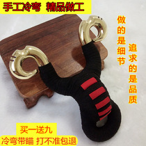 Slingshot Tibetan antelope projectile brass cold bend precision big power fishing half-closed mouth traditional bow competitive slingshot frame