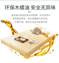 Solid Wood hard board mattress 1 5 m waist protection bed board 1 8 m hard Simmons tatami double bed shelf floor bed