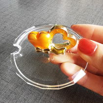 Norshman enamel glass water cup lid tea cup lid creative cup lid