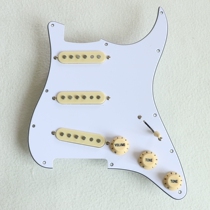 Dongli Electric Guitar Pickup Strat Assembly Guard with Alnico No. 5 3 Single Complete Connection Line