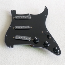 East Lilly Electric Guitar Pickup ST Full line assembly Aluminum Nickel Cobalt 5 Number 3 Single Black Panel Set