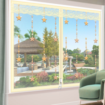 Anti-mosquito screen screen self-adhesive window curtain Velcro sand window magnetic magnet curtain self-contained invisible household