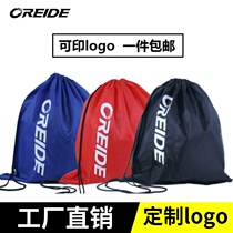 Ored one shoulder double shoulder basketball bag bundle pocket drawstring net bag training foot volleyball storage custom ball bag
