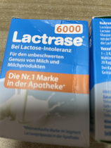 German lactrase lactase infant 60 tablets in transit package extrusion version Qingdao fa shunfeng