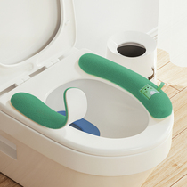 Toilet Cushion Cute All Season Universal Sitting Toilet Cover Washer Sub home Thickened Toilet Seat Ring WATERPROOF UPHOLSTERED TYPE