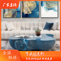 Designer New Cloud Flower Tea Table Creative GRP Profiled Fashion Tea Table Villa Living Room Hospitality Furniture Tea Table
