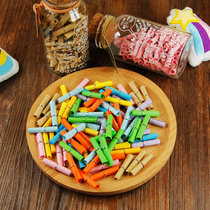 Drifting bottle color mini wishing small paper roll note confession love letter game draw blessing silver circle note