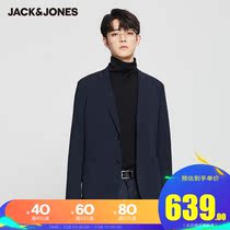 JackJones Jack Jones Spring and summer mens lightweight pleated fabric slim cut suit jacket 220208511