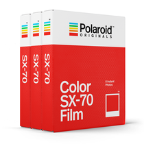 Polaroid sx70 photo paper ColorSX-70 Rainbow machine onestep 1000 color photo paper 3 boxes of 24 sheets