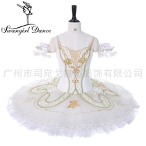 Arabian style ballet performance hard gauze skirt adult high-end custom TUTU plate skirt suspenders costume dress