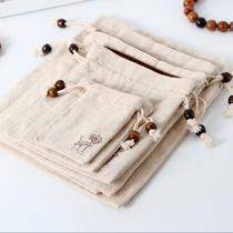 Plate play plate beads small cloth bag jewelry packaging bag Wenwen walnut hand string storage bag corset pocket velvet bag