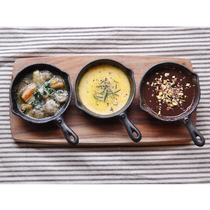 Japanese DULTON cast iron kitchen pan frying pan home gift box camping mountain baking cake