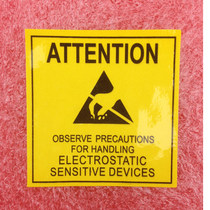  Anti-static label Warning label Self-adhesive sticker 4 8CM*4 8CM 5 yuan 100