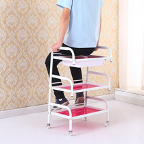 Beauty salon trolley with drawer beauty salon trolley triple glass trolley nail tool cart