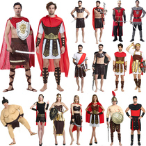 Halloween Cos Ancient Greek Gladiator Costume Adult Italian Roman Spartan Warrior Costume