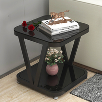 Small table coffee table double sofa side modern simple side cabinet light luxury corner a few square table