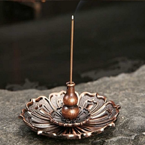 Creative Lotus cashuza gourd incense alloy Xiang thread incense tower incense pan incense pan incense multi-purpose 3-piece set
