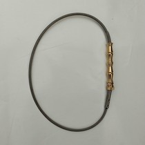 Portable waist-length wire whip fast plug flexible concealment tactical whip outdoor sports fitness anti-wild dog