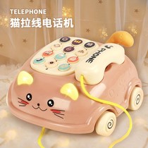 Children's music toy phone early education story machine infants can grind their teeth and drag children's simulation mobile phone 1-3 years old