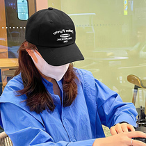 Baseball Caps Women Stars Same Korean version Ins Face the Little 2022 Summer Ink Green Duck Tongues Hat Man Trends