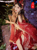 Yunnan Exotic Clothing Desert Guo Huang Feitian Dance Hanfu Xinjiang Western Regions Princess Sexy Photo Summer