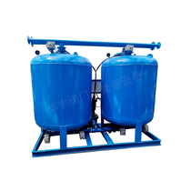 Automatic quartz sand filter Multi-medium shallow sand activated carbon manganese sand filter tank can be customized