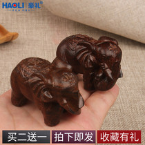 Elephant ornaments home accessories living room wine cabinet TV cabinet high-end decorations new home rich gifts a pair