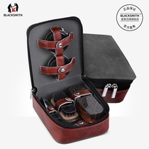 Shoe polish brush does not hurt shoes horse hair brush soft wool shoe polishing tool set leather shoes horse mane brush household multifunctional shoe brush