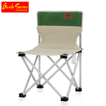 Outdoor 240kg aluminum alloy folding chair thickened leisure back chair beach chair field fishing folding chair