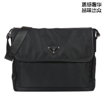 Casual oblique cross shoulder bag mens bag mens messenger bag tide Oxford woven canvas business nylon backpack tide