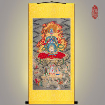 Face burning Tuoshi Gargoyle King portrait hanging painting Tuoshi Master Tuoshi King Purdue fair teaching scroll painting customization