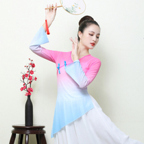 Classical Dance Body Rhyme Dress Rehearsal for womens flutter dance rehearsal for blouse web yarn shorts modern dance costumes women