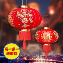新款结婚灯笼结婚大灯笼喜字红灯笼婚庆喜庆用品喜灯笼灯户外装饰
