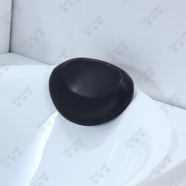 Bath pillow pillow universal suction disc environmentally friendly Pu home hotel bath pillow waterproof non-slip black headrest pad