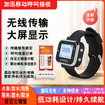 Garent Wireless Alarm Remote Control Bath Bank Catering Hotel Tea Building Bathing Bracelet Emergency Wristwatch Alarm Caller Shaking Hospital Nursing Home Room Watch Style Seniors One-Key Help