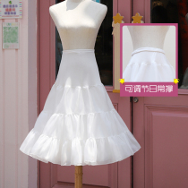 lolita skirt brace without bone daily adjustable crystal yarn skirt brace Lorita with long soft yarn half body dress 60cm
