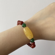 Exquisite southern red honey wax barrel string