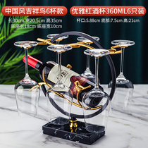 French creative light luxury wine rack ornaments home upside down goblet rack wine rack rack display rack