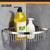 Export German toilet corner frame Shower Gel Shampoo rack bathroom tripod all copper triangle basket