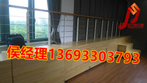 Pinus sylvestris solid wood electric retractable chorus steps music chorus classroom band playing rehearsal ladder