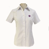 Новый YTO Express Workwear Clerk Clerk White полосатая женская рубашка Slim Zhongtong Express Workwear