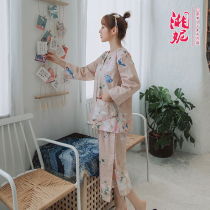  Moxibustion clothes cotton front and rear open long-sleeved massage clothes buckle scraping open back moxibustion clothes cotton long physiotherapy clothes