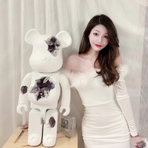 Bearbrick Art Over Turn building blocks bear bearbrick corrosion violent bear Crystal Bear Crystal Bear 1000%